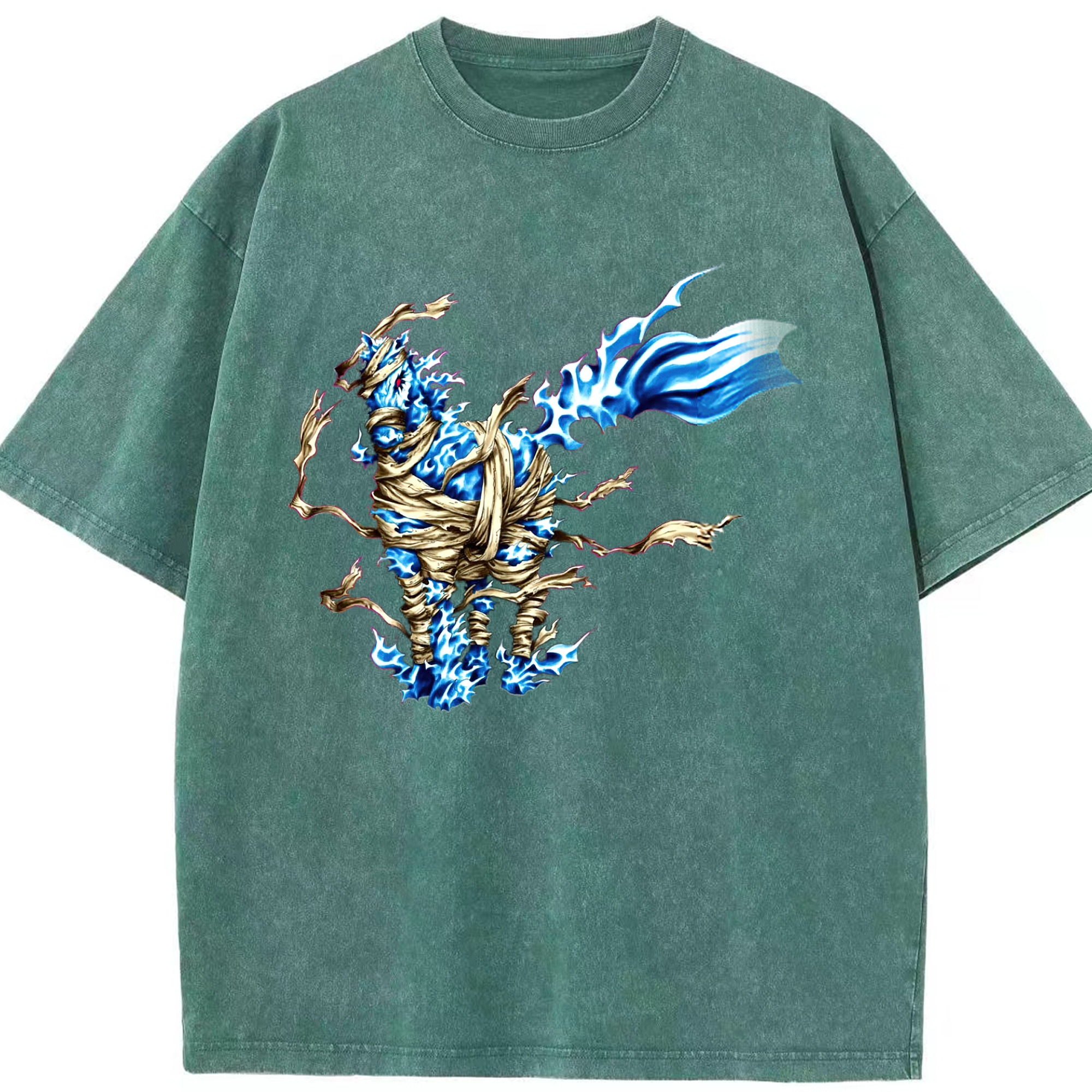 （画像用） 遊☆戯☆王 Yu-Gi-Oh! 綿100% ヴィンテージ風 半袖Tシャツ（フロントプリント）